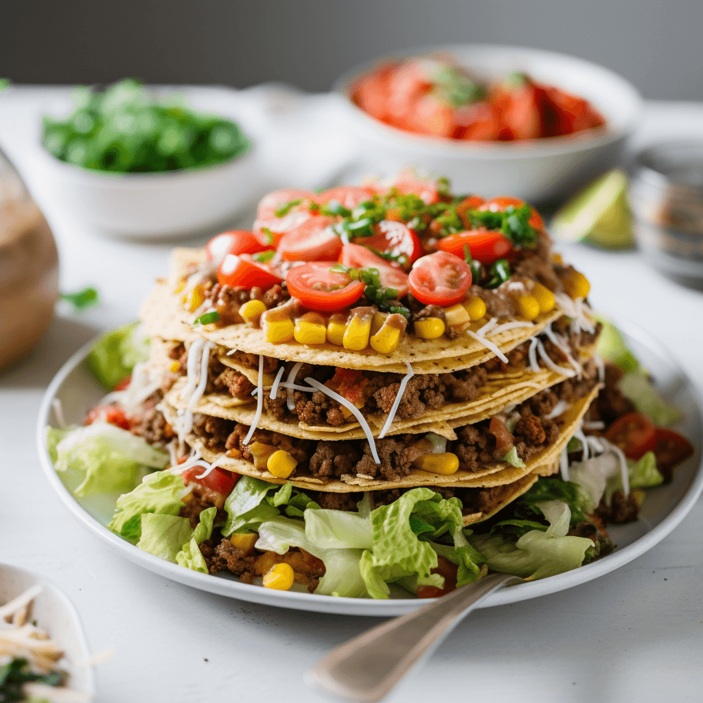 Layered Taco Salad Recipe - A Delightful Fusion To Try - Soup Chick