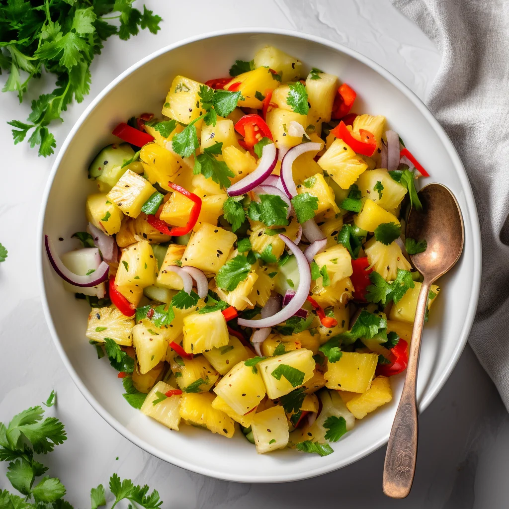 Green Pepper Pineapple Salad