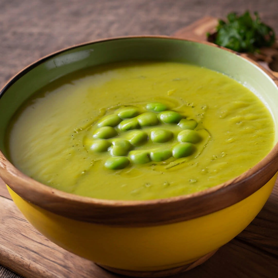 Fresh Pea Soup Recipe - Ready in 25-Minutes