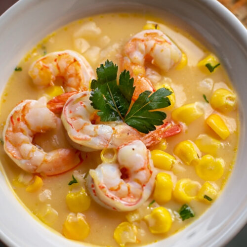 Shrimp Corn Chowder Recipe I Seafood Indulgence