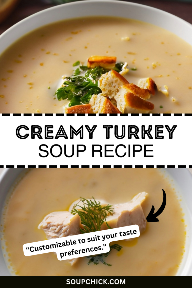 Creamy Turkey Soup Recipe I Comforting Creaminess