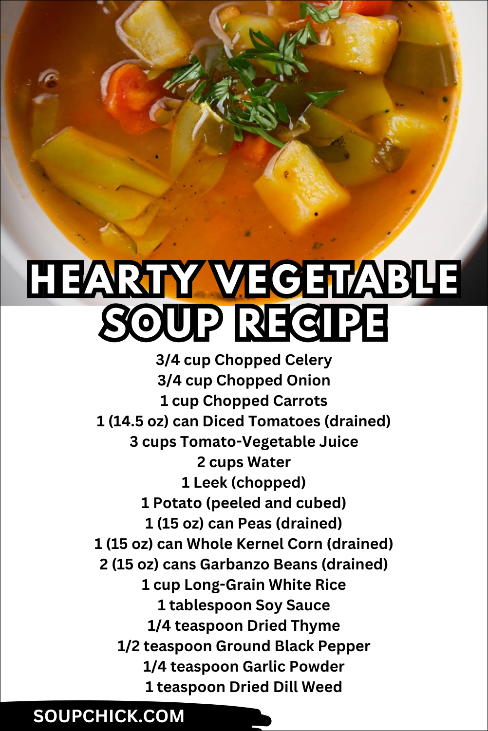 Delicious Hearty Vegetable Soup Recipe | Warm & Nourishing Comfort Food