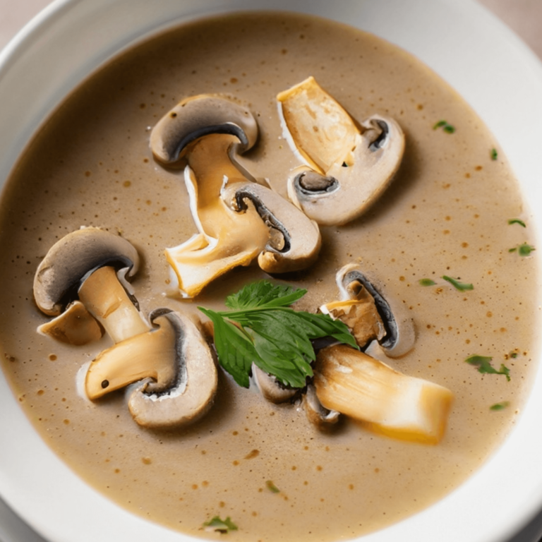 Mushroom Soup Without Cream Recipe: Light And Flavorful