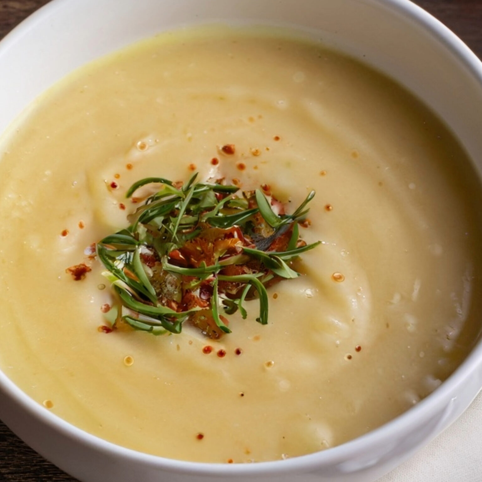 Cream Of Cauliflower Soup Recipe Infused With Nutty Sweetness