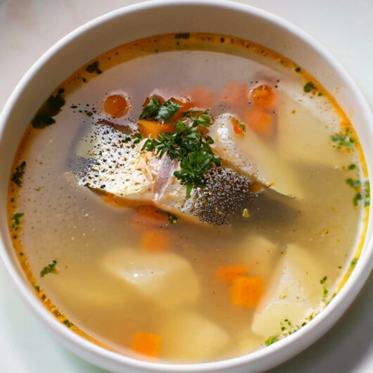 Creamy and Hearty Fish Soup Recipe I Rich Delight