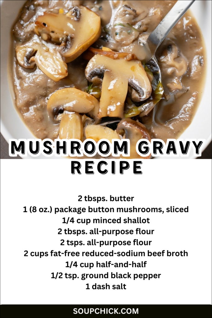 20-Minutes Mushroom Gravy Recipe - Rich Earthy Flavors