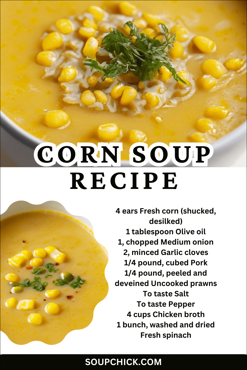 Corn Soup Recipe: Homemade Goodness