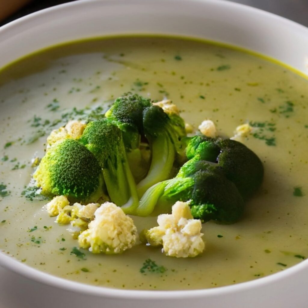 Fine and Delicious Broccoli Cauliflower Soup Recipe