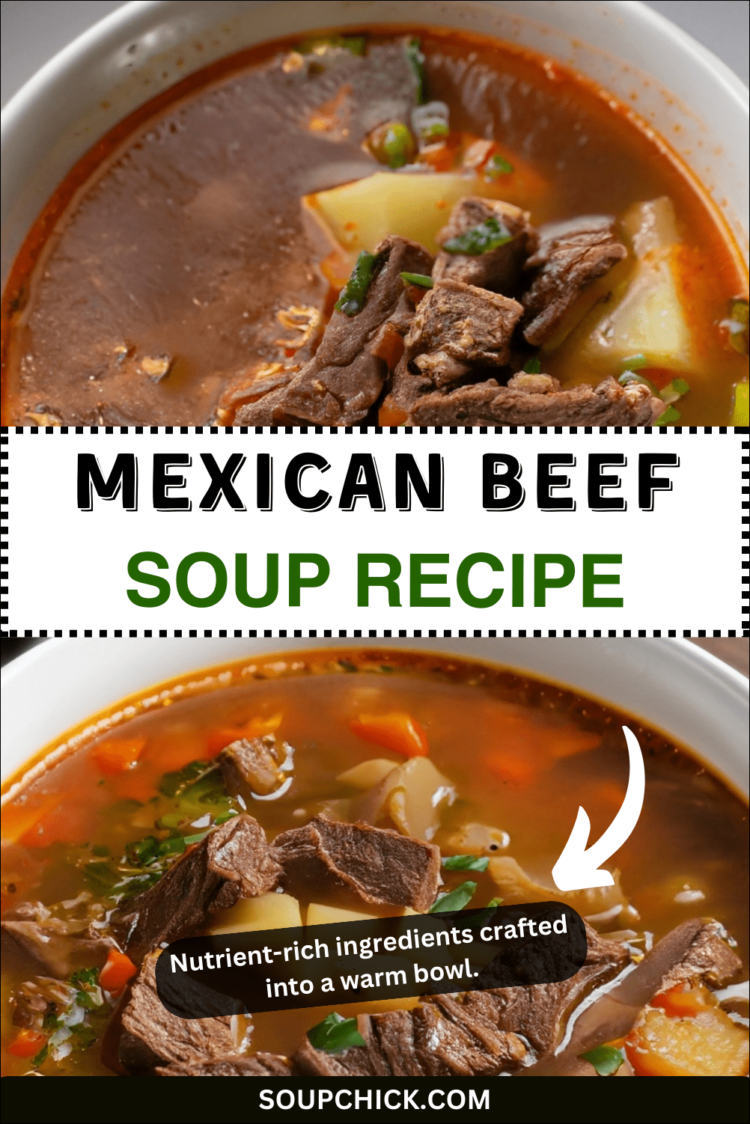 Cozy Evening Delight: Mexican Beef Soup Recipe