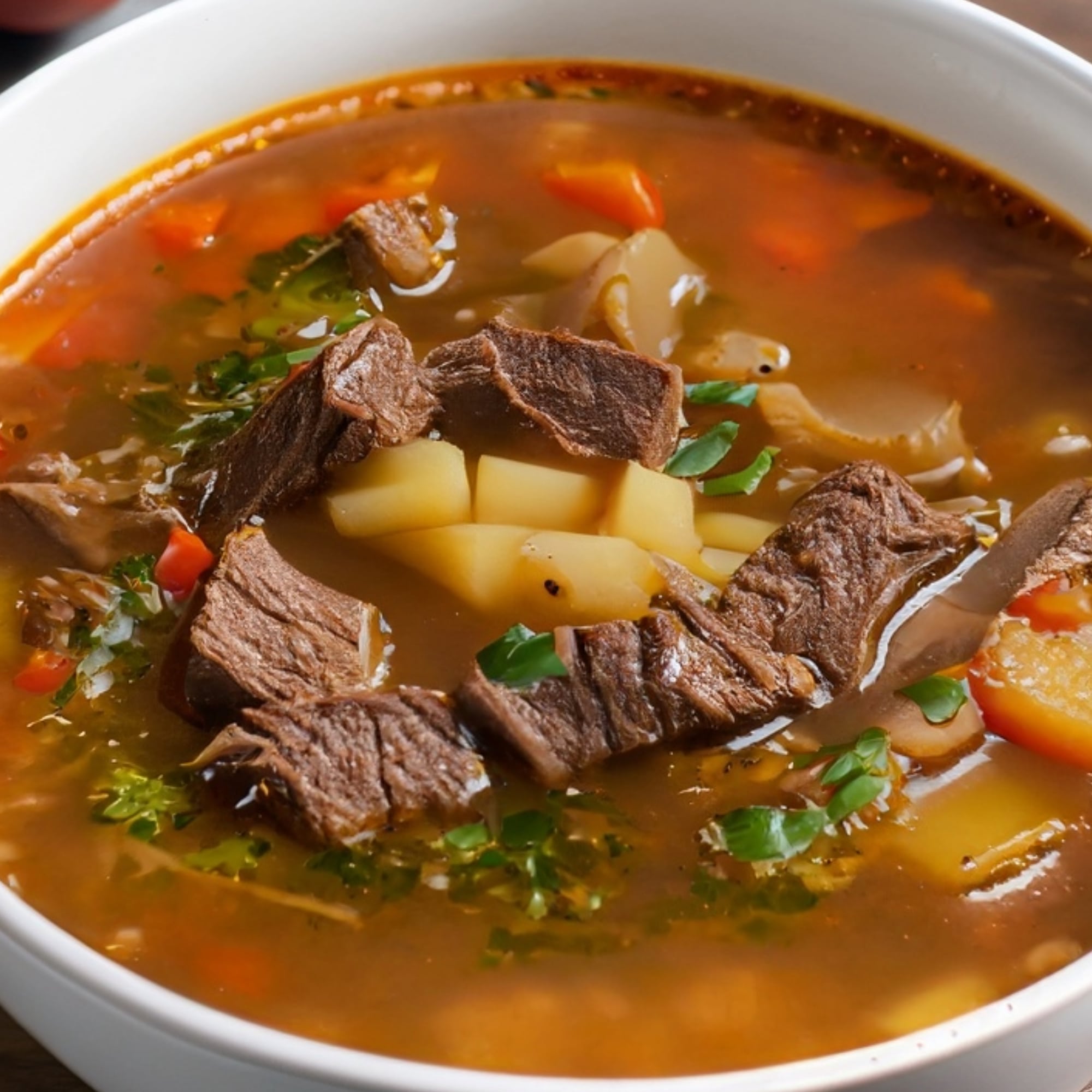 Cozy Evening Delight: Mexican Beef Soup Recipe