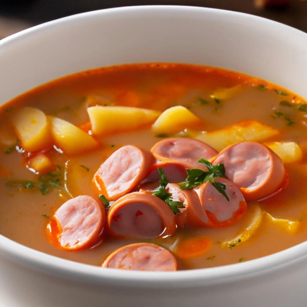 Hearty Guinea Pig Soup With Coconut Milk And Turkey Sausage preview