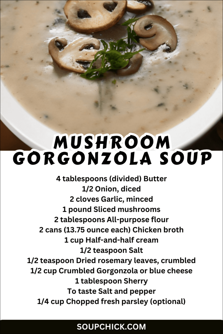 Delicious And Creamy Mushroom Soup Recipe