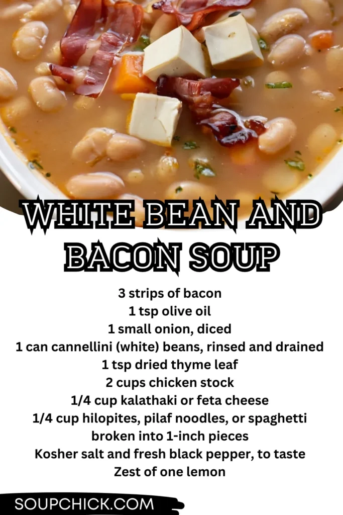 Hearty White Bean And Bacon Soup Recipe Delicious Comfort