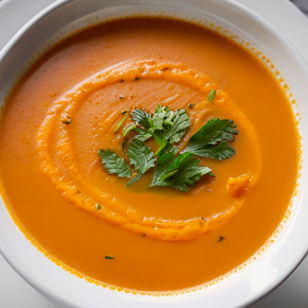 NutrientPacked Carrot And Coriander Soup Recipe Easy Homemade Goodness Soup Chick